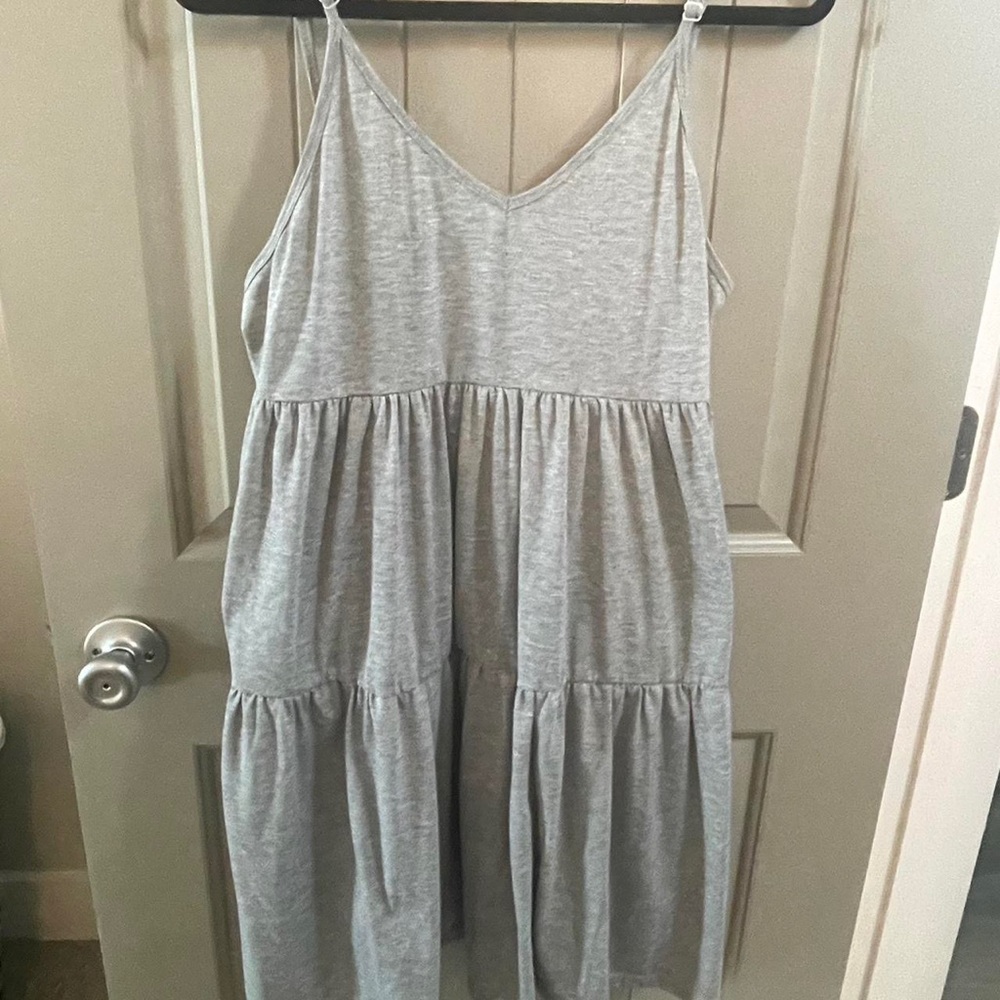 Shein Spaghetti Strap Tiered Babydoll Dress